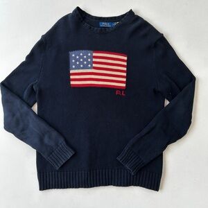 Ralph Lauren American flag sweater